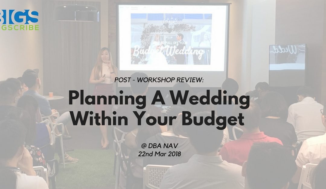 “Planning A Wedding Within Your Budget” @ DBS NAV